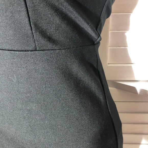 Forever 21 Midnight Doll Dress Strapless Bodycon Fringe Hem S - Picture 9 of 12